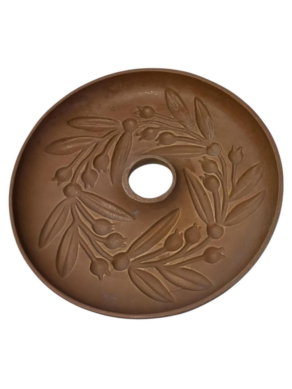 Hartstone USA The Shortbread Mold Christmas Wreath Vintage Stoneware 11”